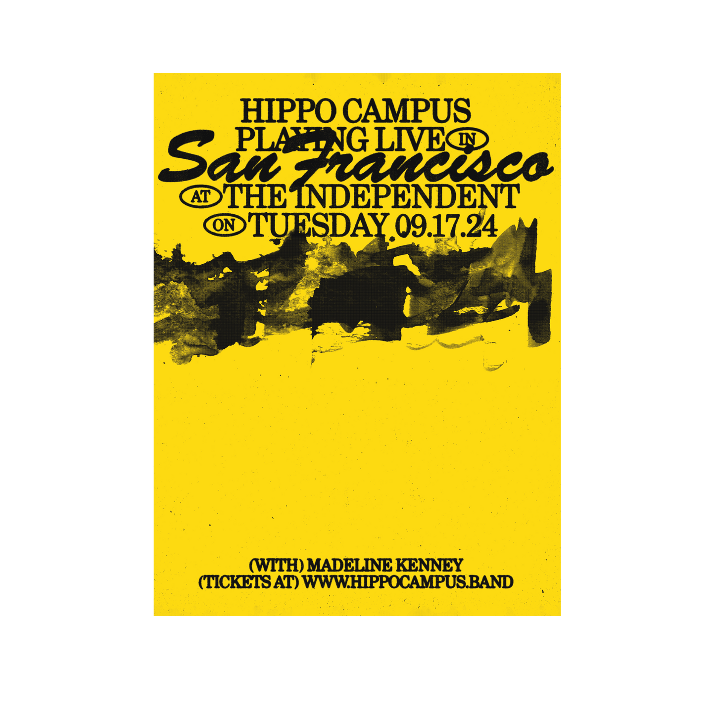 The Independent 2024 Tour Poster