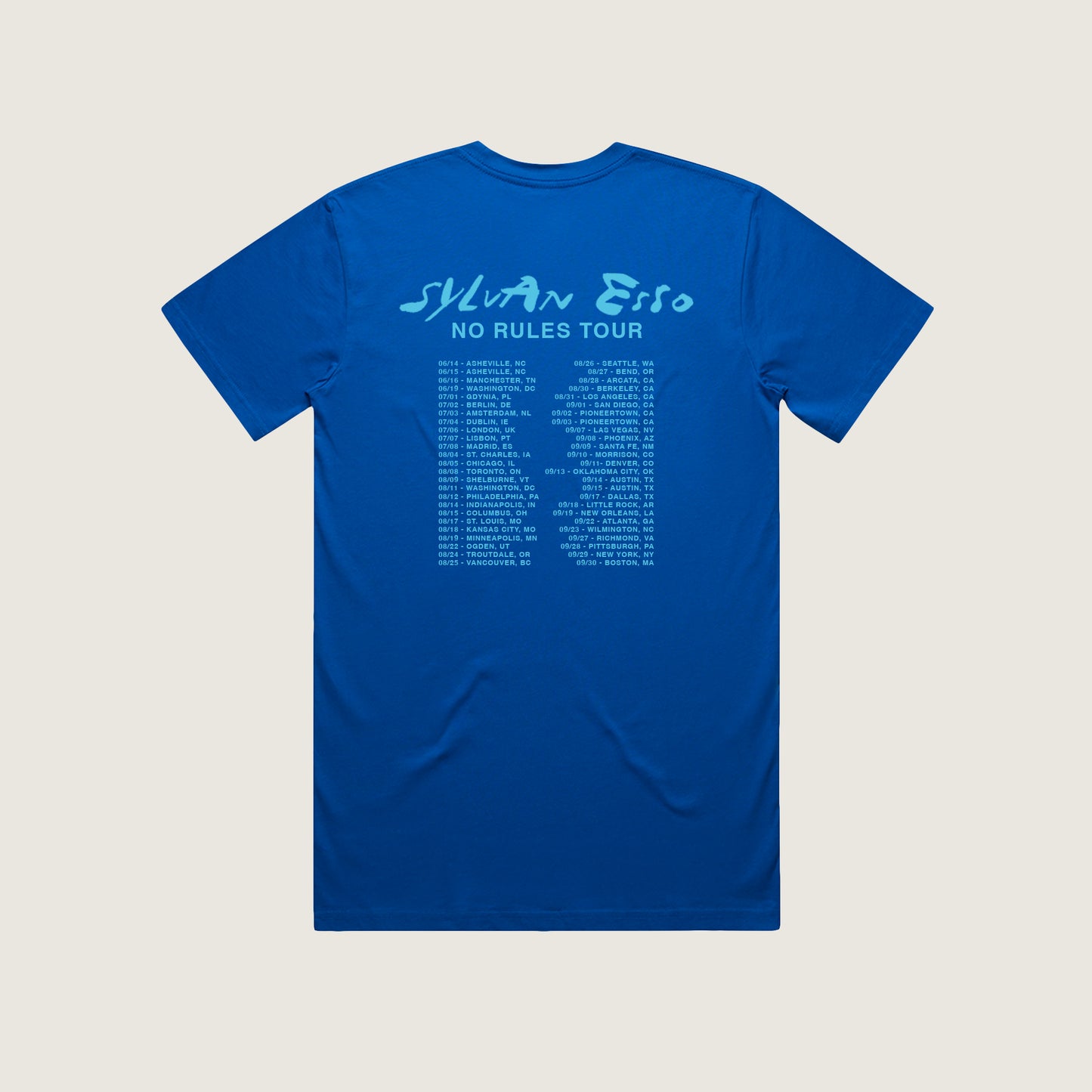 No Rules 2023 Tour T-shirt
