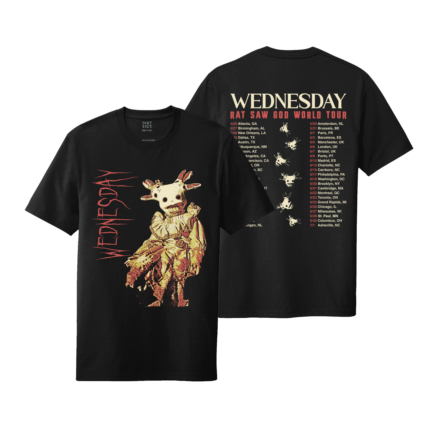 Rat Saw God Tour T-shirt