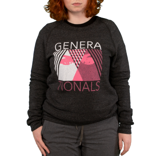 Triangle Eyes Crewneck (Eco Black) Sweatshirt