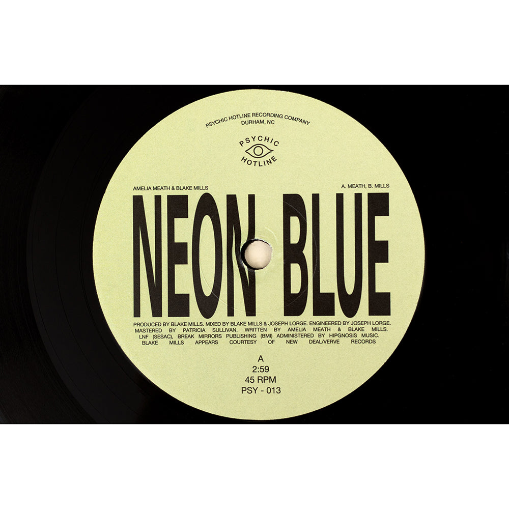 Amelia Meath & Blake Mills / Sam Gendel Neon Blue Vinyl 7"