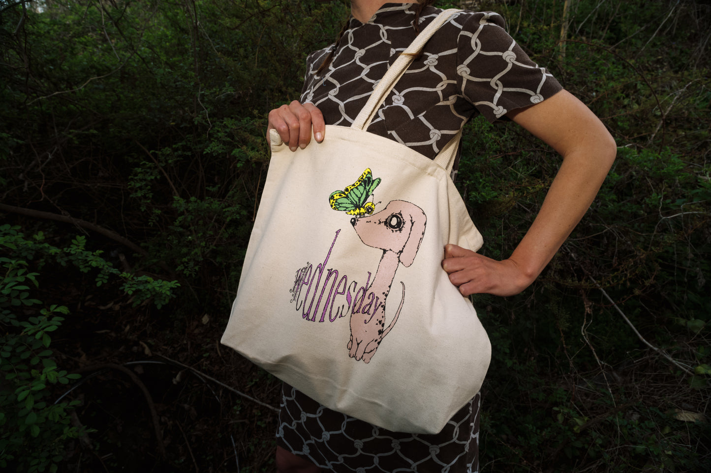 Butterfly Pup Tote