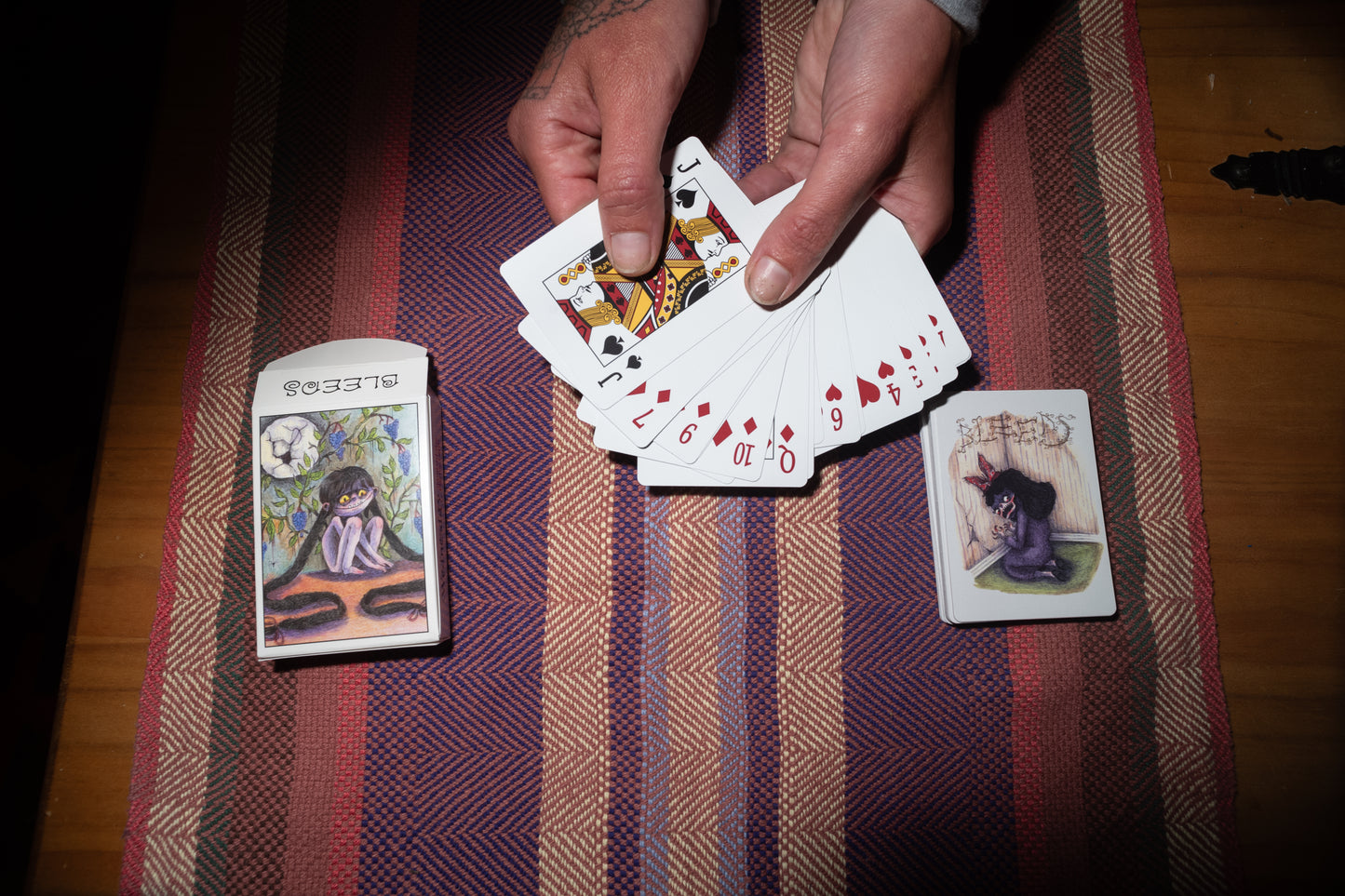 Bleeds Playing Cards