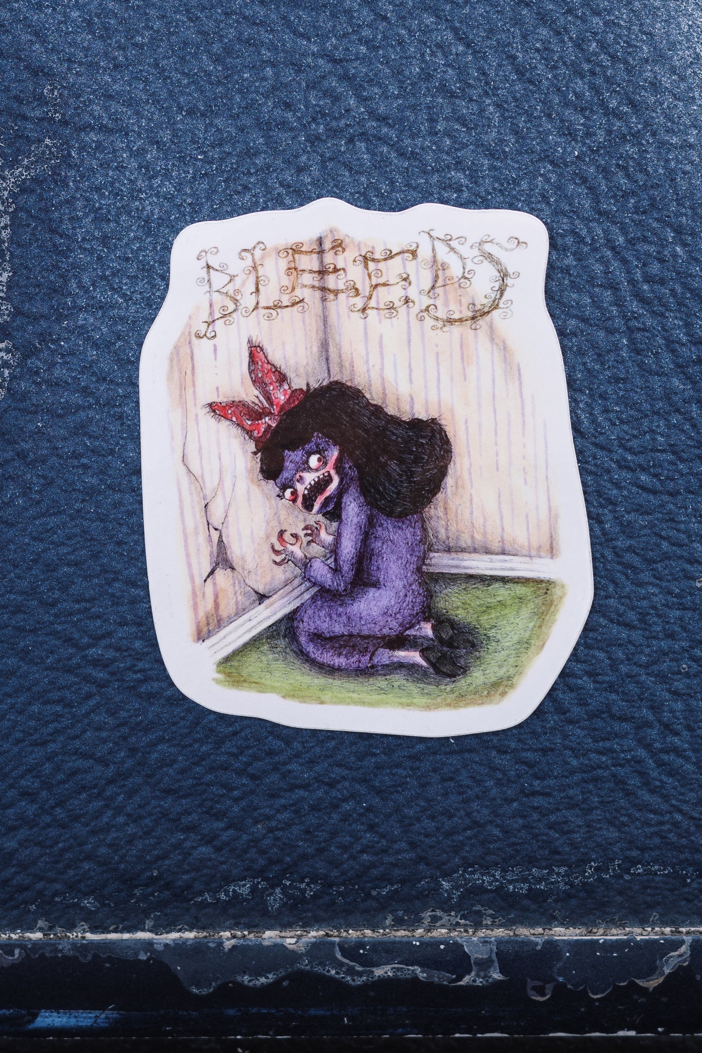 Bleeds Sticker