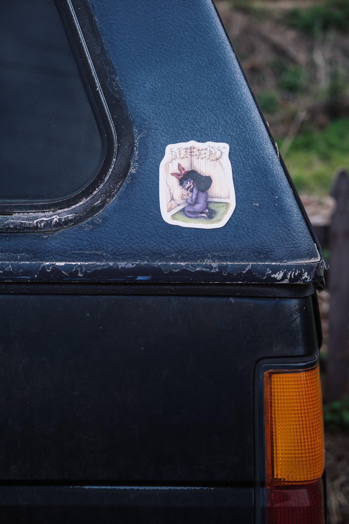 Bleeds Sticker