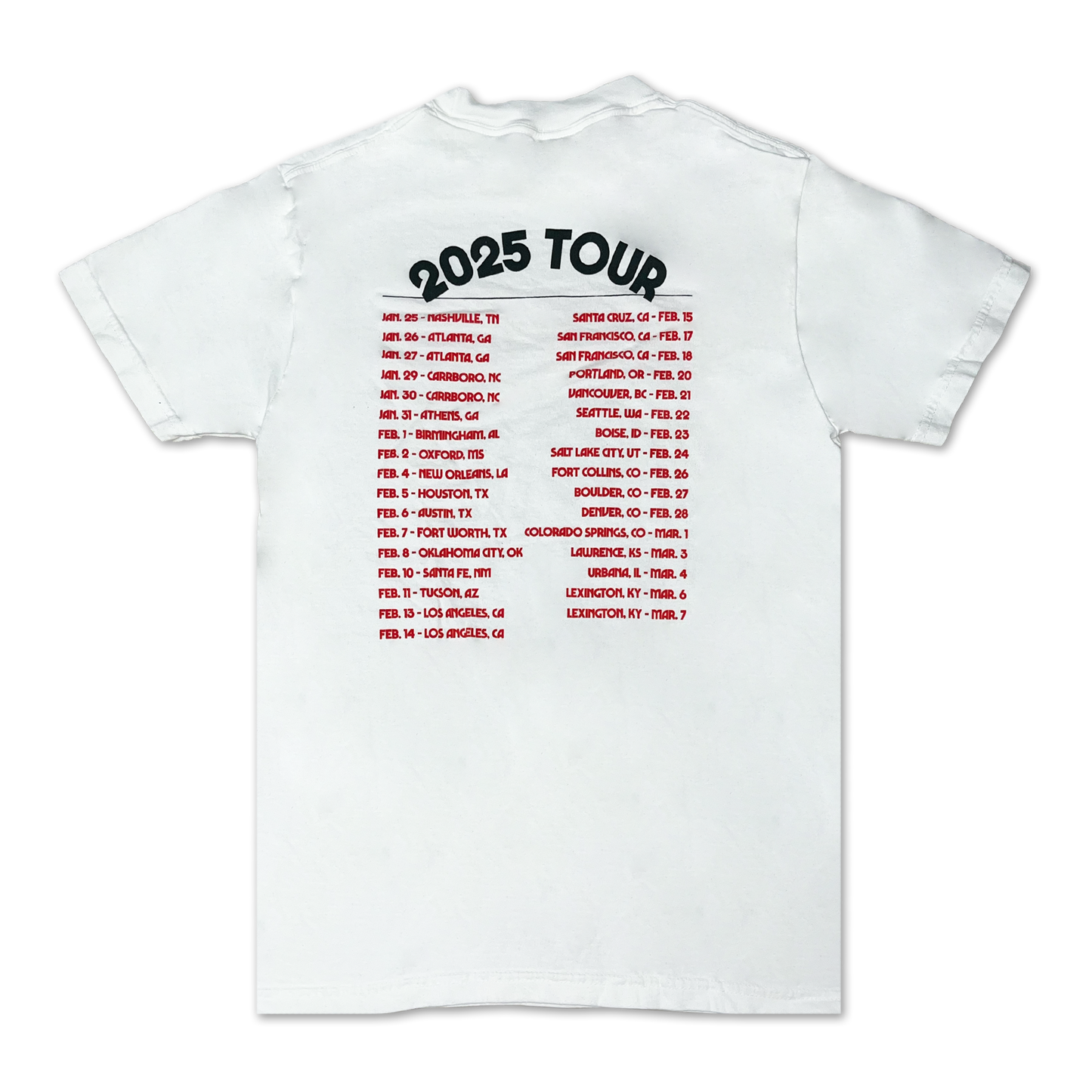 Winter 2025 Tour T-shirt