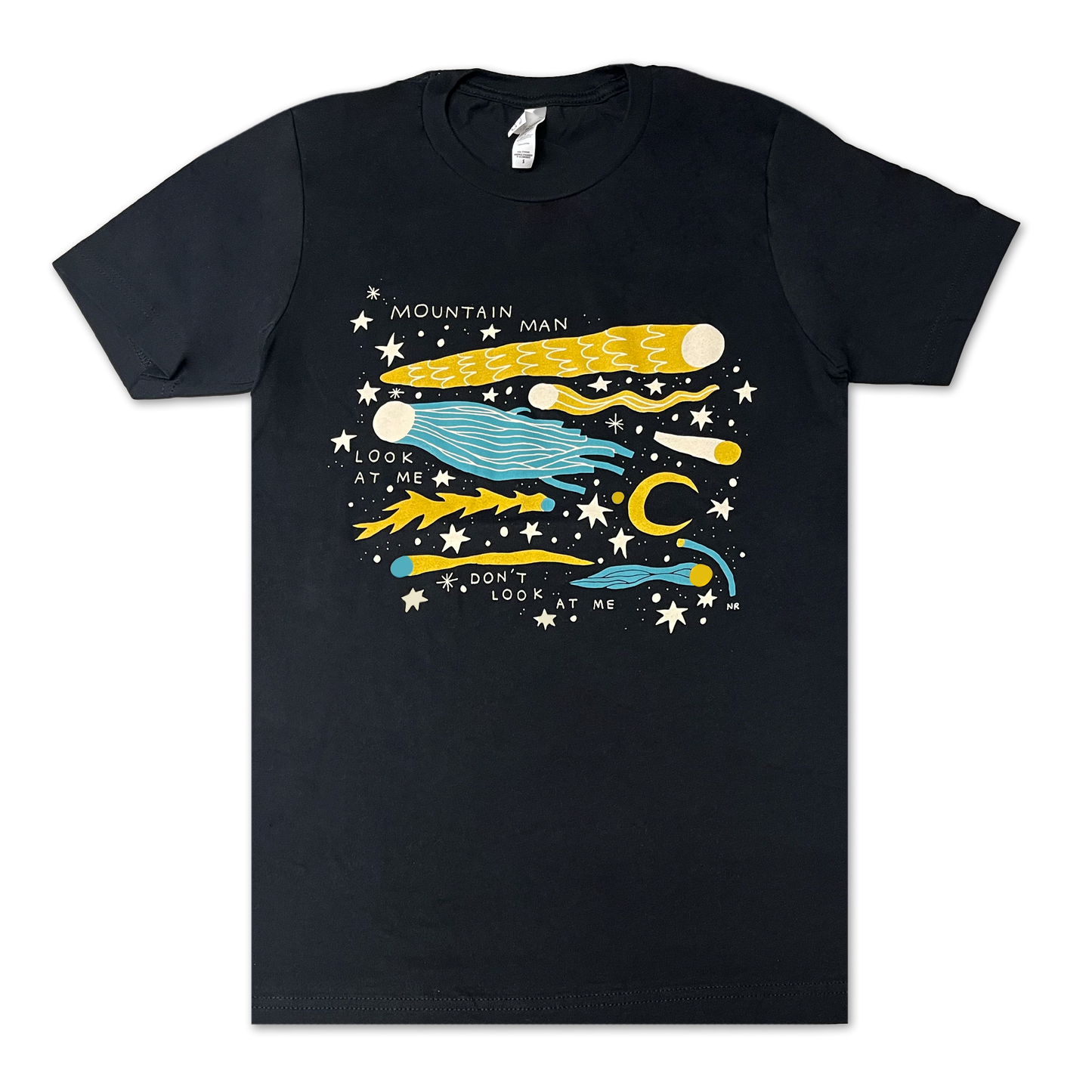 Look At Me Don't Look At Me (Black) T-shirt