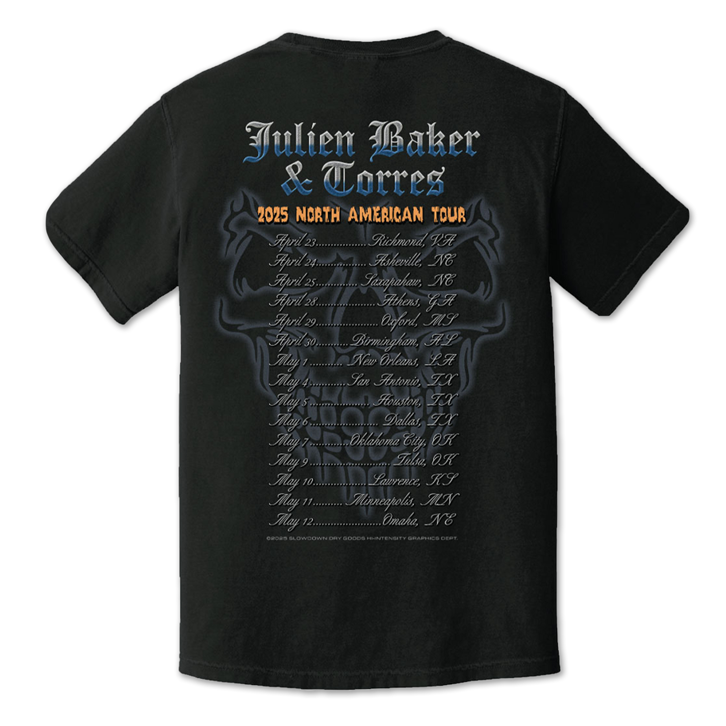 North America 2025 Tour T-shirt
