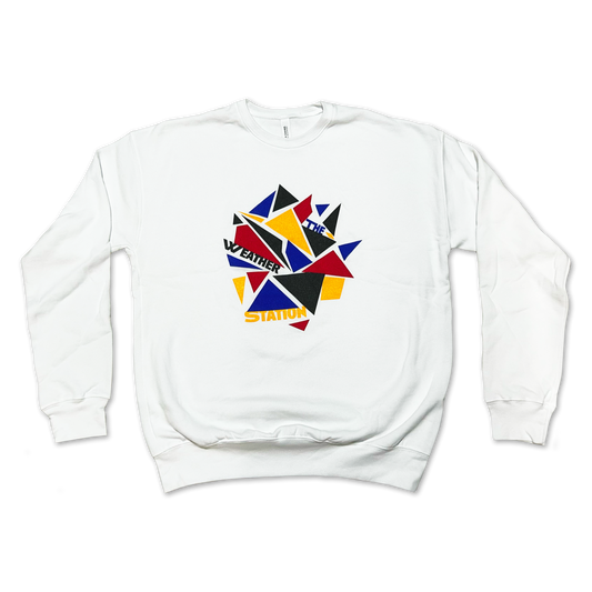 Mirror (White) Crewneck Sweatshirt