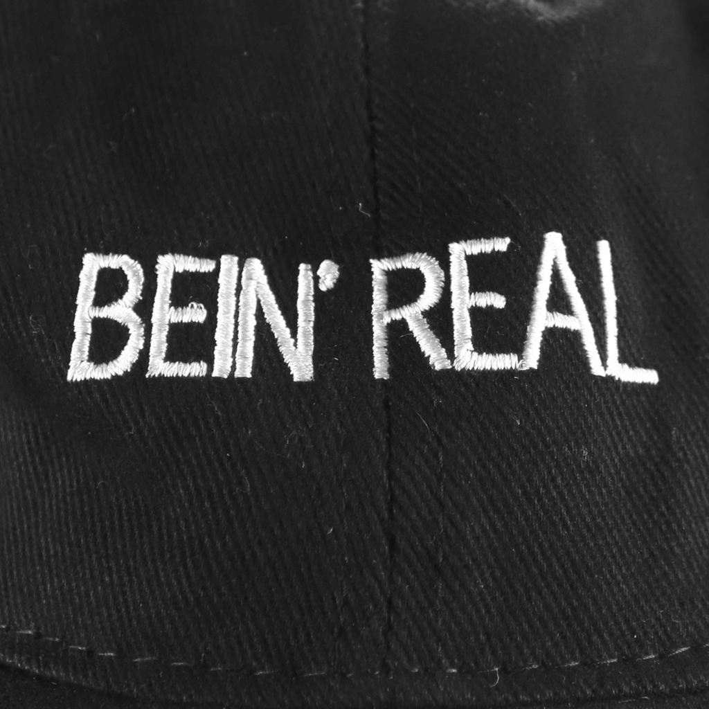 Bein' Real (Black) Dad Hat