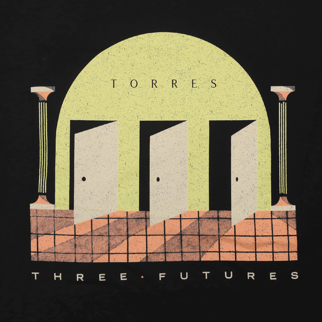 Three Futures (Navy) T-shirt