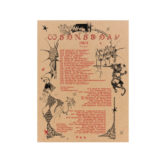 Rat Saw God 2023 Tour Poster