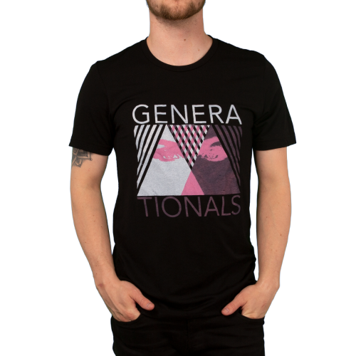 Triangle Eyes (Black) T-shirt