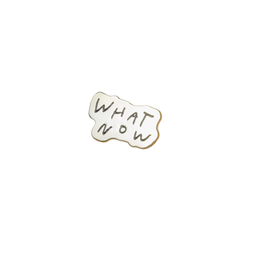 What Now Enamel Pin