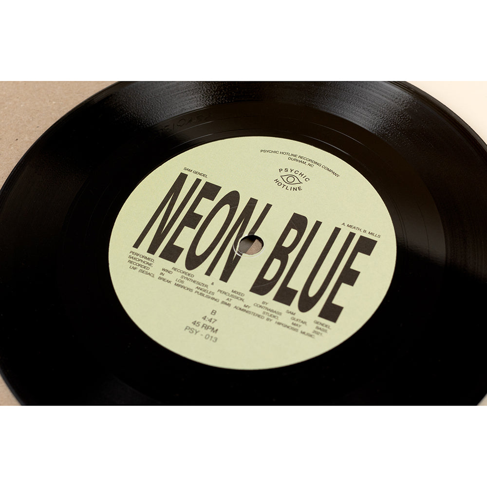 Amelia Meath & Blake Mills / Sam Gendel Neon Blue Vinyl 7"