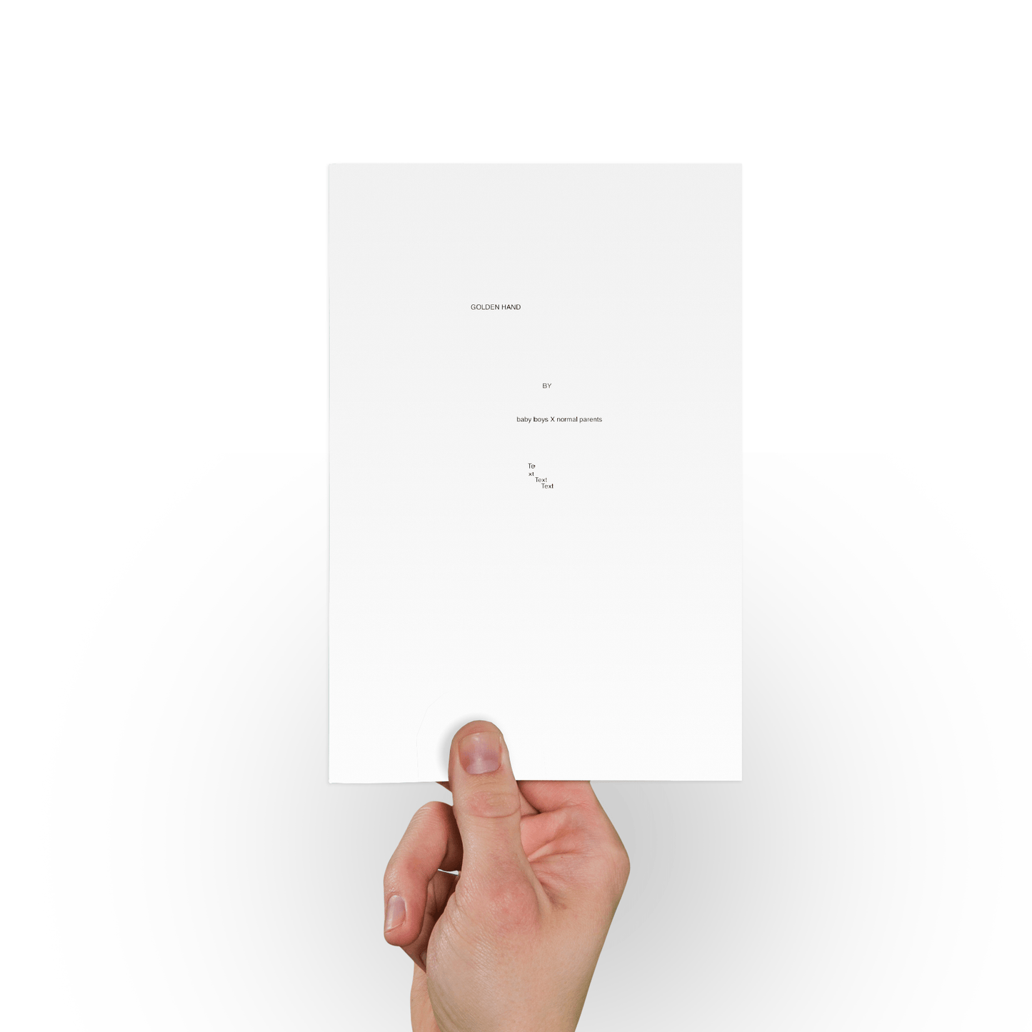 Baby Boys Zine