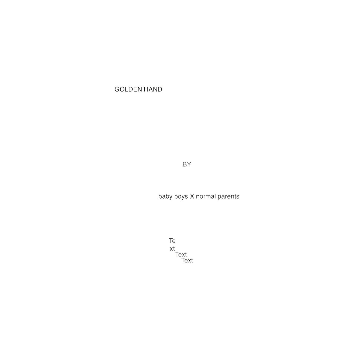 Baby Boys Zine
